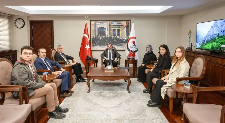 OMÜ Türkeli Öğrenci Topluluğu’ndan Vali Orhan Tavlı’ya Ziyaret: Hedef Türk Dünyası
