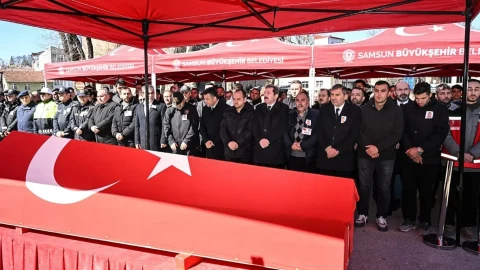 Samsunlu Polis Memuru Ogün Salurlu Son Yolculuğuna Uğurlandı
