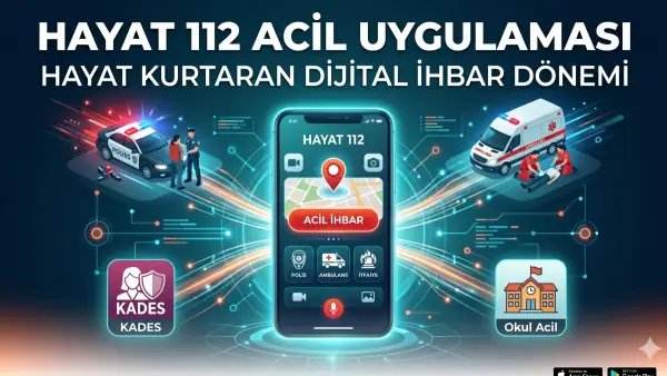 Hayat 112 Acil Uygulaması Nedir ve Nasıl Kullanılır? Tek Tuşla Dijital İhbar Dönemi