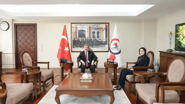Asarcık Kaymakam Vekili Fatma Bilgin'den Vali Tavlı'ya Ziyaret