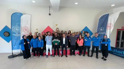 Samsun'da Okul Sporları Dart Yıldız Kızlar İl Birinciliği Sona Erdi