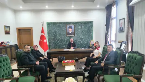 Mali Müşavirler Odası Temsilciliğinden Kaymakam Sağlam'a Ziyaret