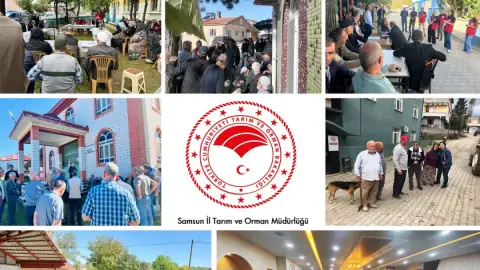 Samsun'da 17 İlçede Çiftçilere Cuma Buluşmaları Bilgilendirmesi