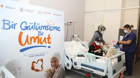 Samsun Büyükşehir Belediyesi'nden Tedavi Gören Çocuklara Moral Etkinliği