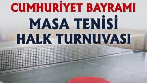 Samsun'da 29 Ekim Cumhuriyet Bayramı Masa Tenisi Turnuvası Düzenleniyor