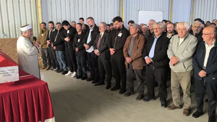 Ahubaba'da kılınan cenaze namazı