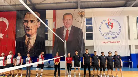 Alaçam'da 29 Ekim Cumhuriyet Kupası Voleybol Turnuvası Heyecanı