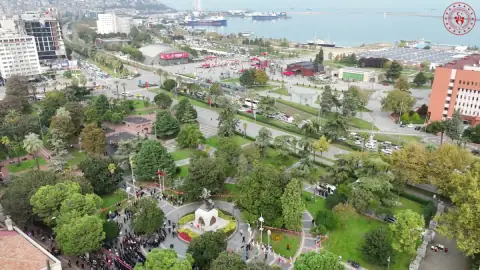 Samsun'da Cumhuriyet Bayramı Kutlamaları ve Dev Bayrak Yürüyüşü