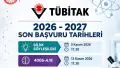 TÜBİTAK 2026-2027 Bilim ve Araştırma Programı Başvuruları Başladı