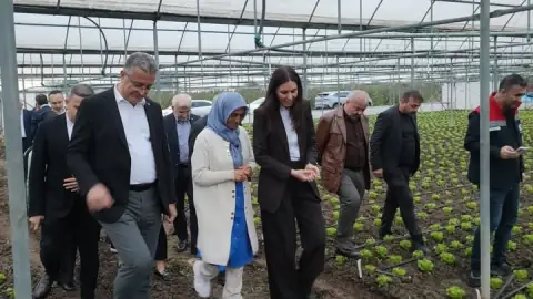 Çarşamba'da Dünya Kadın Çiftçiler Günü Ziyareti