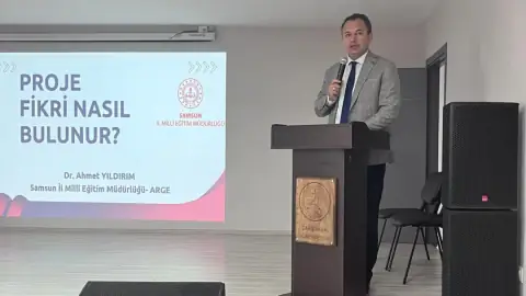 Çarşamba'da Öğretmen ve Öğrencilere TÜBİTAK Proje Eğitimi