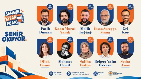 Samsun Kitap Fuarı Kapılarını Açıyor: Şehir Okuyor